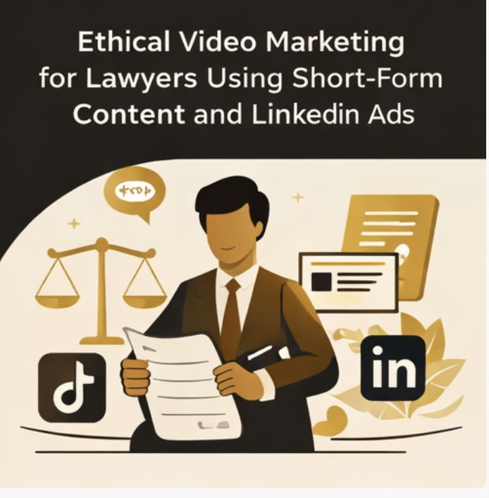 Ethical Video Marketing for Lawyers: Using Short-Form Content and LinkedIn Ads to Build Authority Without Crossing Bar Rules